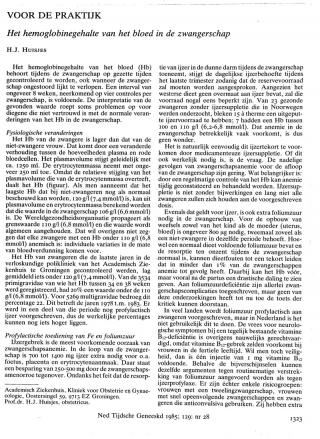 Eerste pagina van het artikel zoals het is gepubliceerd in het tijdschrift