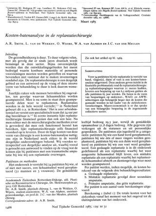 Eerste pagina van het artikel zoals het is gepubliceerd in het tijdschrift