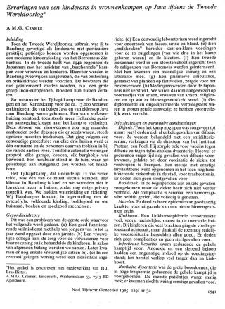 Eerste pagina van het artikel zoals het is gepubliceerd in het tijdschrift