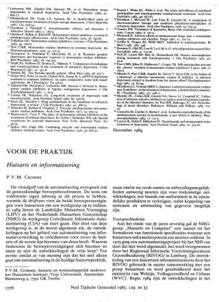 Eerste pagina van het artikel zoals het is gepubliceerd in het tijdschrift