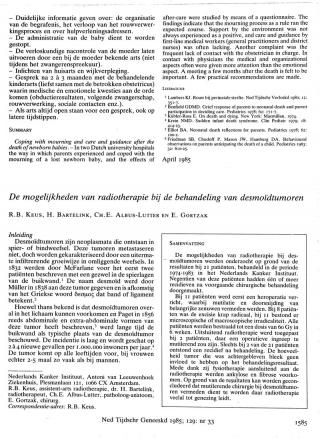 Eerste pagina van het artikel zoals het is gepubliceerd in het tijdschrift