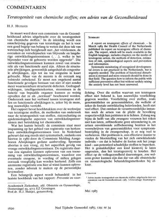 Eerste pagina van het artikel zoals het is gepubliceerd in het tijdschrift