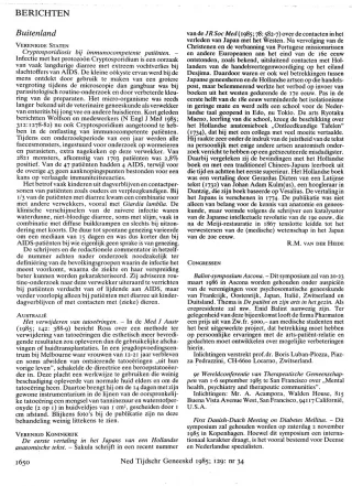 Eerste pagina van het artikel zoals het is gepubliceerd in het tijdschrift