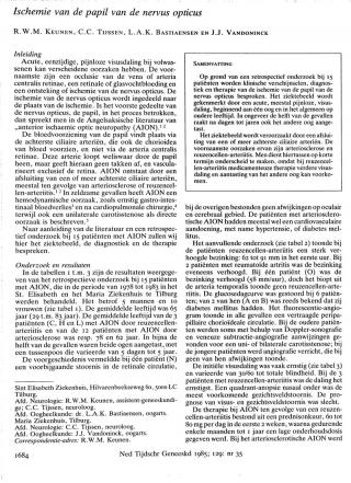 Eerste pagina van het artikel zoals het is gepubliceerd in het tijdschrift