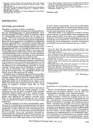 Eerste pagina van het artikel zoals het is gepubliceerd in het tijdschrift