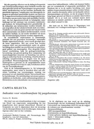 Eerste pagina van het artikel zoals het is gepubliceerd in het tijdschrift