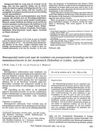 Eerste pagina van het artikel zoals het is gepubliceerd in het tijdschrift