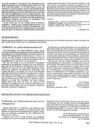 Eerste pagina van het artikel zoals het is gepubliceerd in het tijdschrift