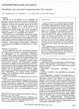 Eerste pagina van het artikel zoals het is gepubliceerd in het tijdschrift