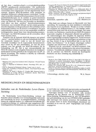 Eerste pagina van het artikel zoals het is gepubliceerd in het tijdschrift