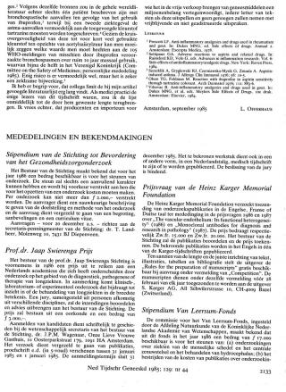 Eerste pagina van het artikel zoals het is gepubliceerd in het tijdschrift