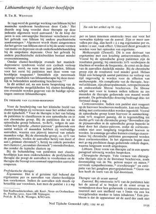 Eerste pagina van het artikel zoals het is gepubliceerd in het tijdschrift