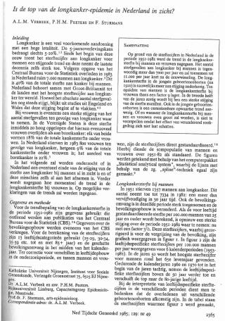 Eerste pagina van het artikel zoals het is gepubliceerd in het tijdschrift